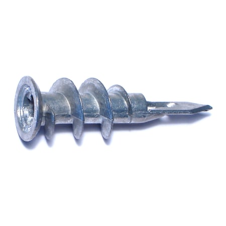 Midwest Fastener Screw Anchor, 1-1/4" L, Steel, 100 PK 04275